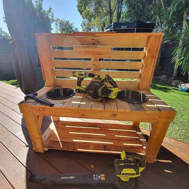 hoss81 is keeping the kids entertained (and messy) with this DIY mud kitchen! What have you been cooking up in the workshop lately?