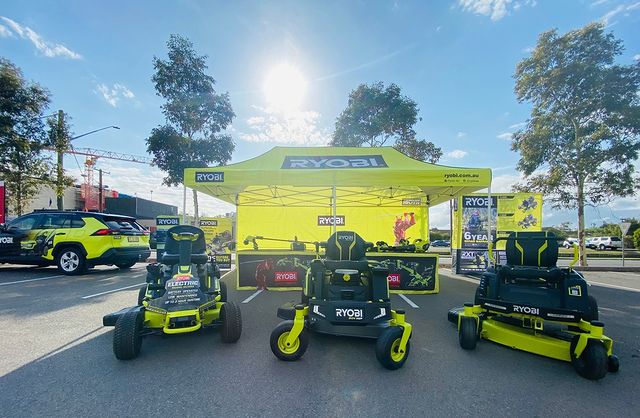 Experience the versatility of our battery-powered Ride-On Mowers firsthand! 
Find your nearest Bunnings Warehouse store hosting our Ride Before You Buy days and take one for a spin to experience their performance. Plus, don't miss out on our RYOBI merch giveaways – it's going to be epic! 
Visit our website for all the details and to find your nearest store.

Hurry, there are only a few dates left:
🗓Bunnings Nowra - 3rd & 4th November
🗓Bunnings West Gosford - 3rd & 4th November
🗓Bunnings Gungahlin - 10th & 11th November
🗓Bunnings Maitland - 10th & 11th November
🗓Bunnings Port Macquarie - 1st & 2nd December
🗓Bunnings Townsville North - 3rd & 4th November

#RYOBIMade #RideOnMower #BunningsWarehouse