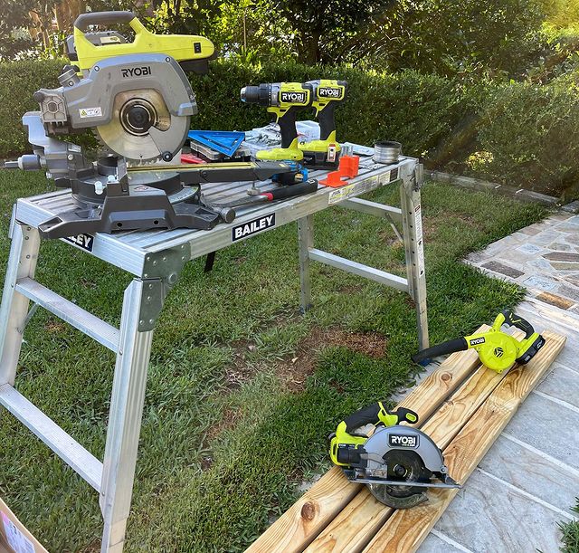 Todays desk brought to you by ryobiau The Trusty Handyman is at your service.  #kindness #tao #recycle #repurposedwood #workingwithwood  #floatingshelves #gutterrepairs #thankful #tools #flatpack  #fencerepair #flatpackassembly #paving #dysfunctionalurbanpoeticmashup #dontforgettolookup #givingthanks #handyman #sydneyhandyman #gardening #landscaping #sydneyhandymanservices #oddjobs #sydneyoddjobs