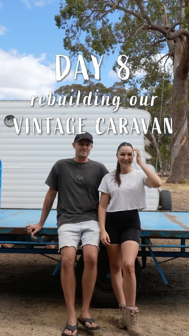 We’re onto week 3! Beginning work on the floor 🙌🏼

Never in my life have I wished summer away but man these 40+ degree days are a progress killer 😅

See you tomorrow for day 9 ✌🏼 

•
•
•
#caravanrenos #renovation #dailyvlog #vlog #vintagecaravan