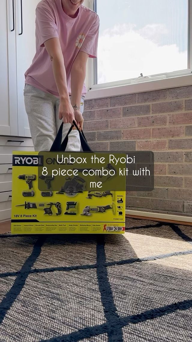 Come unbox with me! 🛠

We are big ryobiau fans over here! 🙋‍♀😍
.
.
.
#ryobitools #diylover #diyhomedecor #diyideas