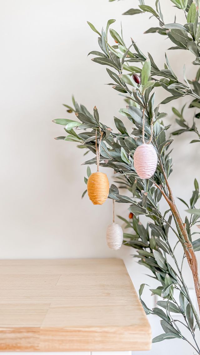 Getting crafty this Easter with a hot glue gun, twine, plastic eggs, and twist cord. 🐣✨ 

Materials:
•Hot Glue Gun ryobiau 
•Twine 
•20 Piece Easter Craft Plastic Eggs kmartaus 
•6 Piece Twist Cord kmartaus 

#eastercraft #easterdecorations #diyeastercraft #diyeasterdecor #affordabledecor #kmarteaster #craftideas